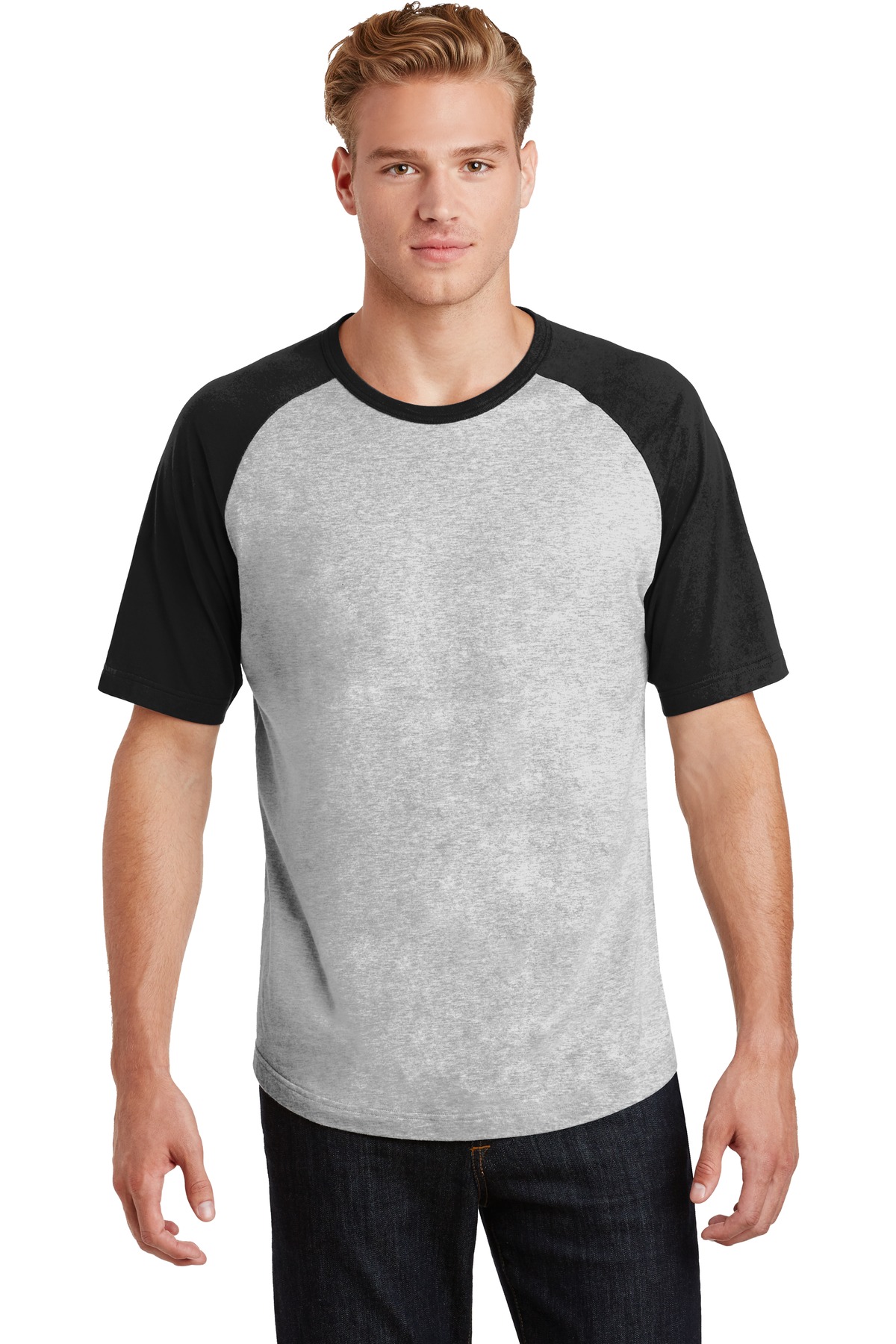 Sport-Tek T201 Gray Heather / Black