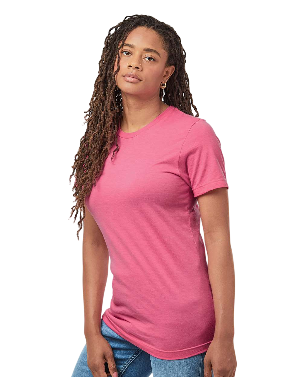 Tultex 602CVC Heather Charity Pink
