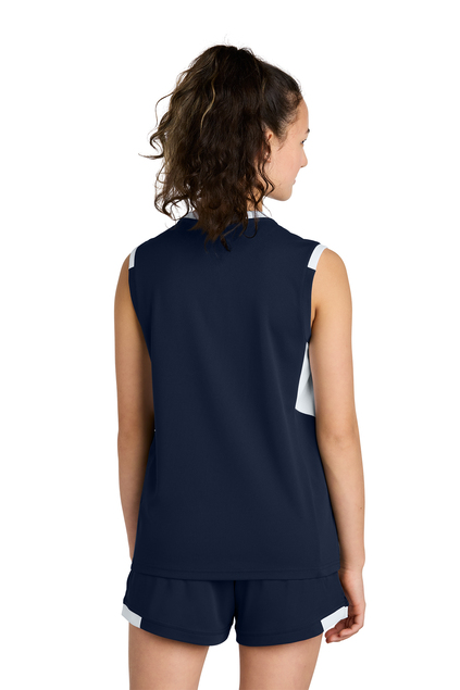 Sport-Tek YST441 True Navy/ White