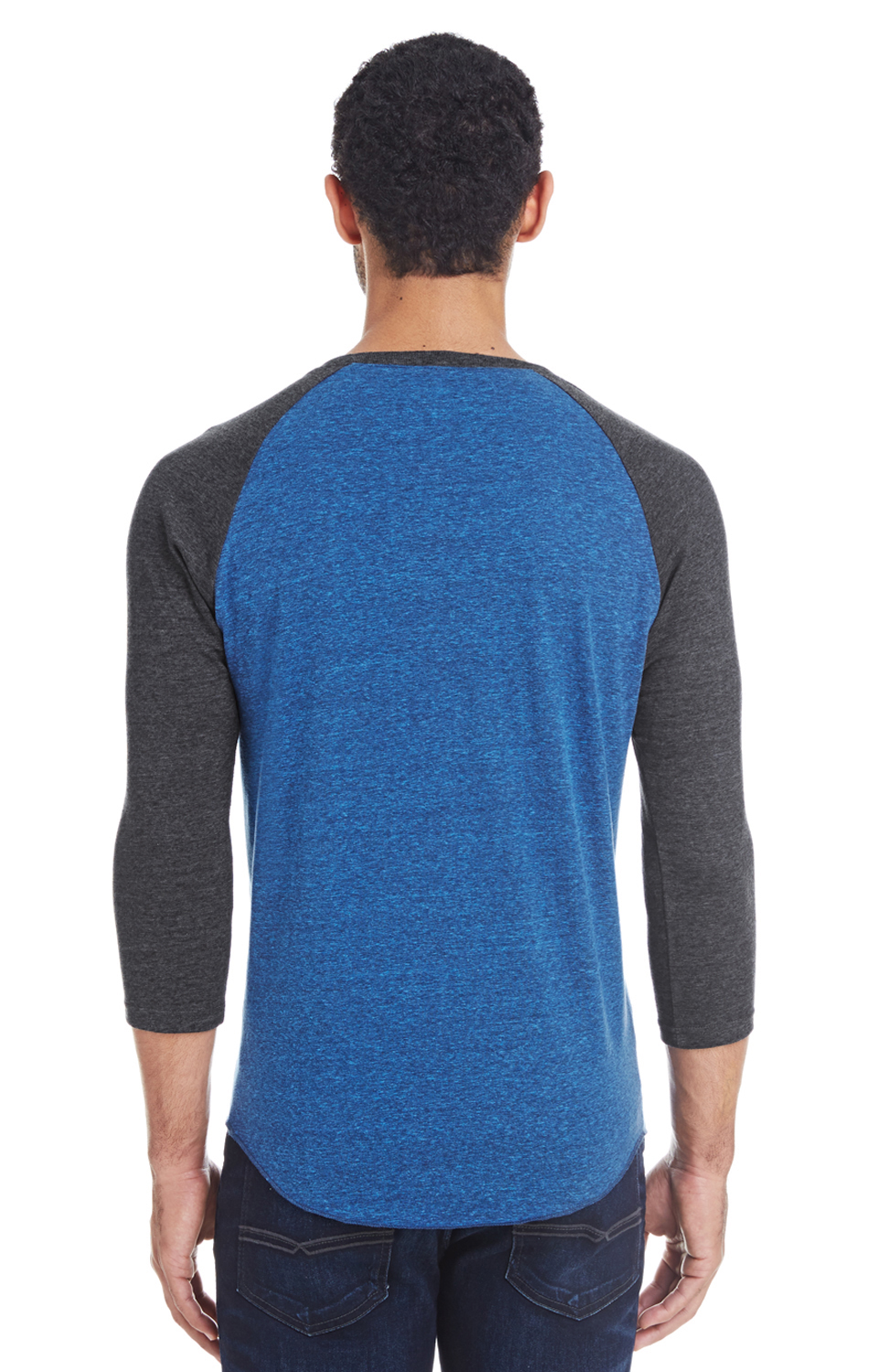Threadfast Apparel 302G Royal Black / Black Triblend
