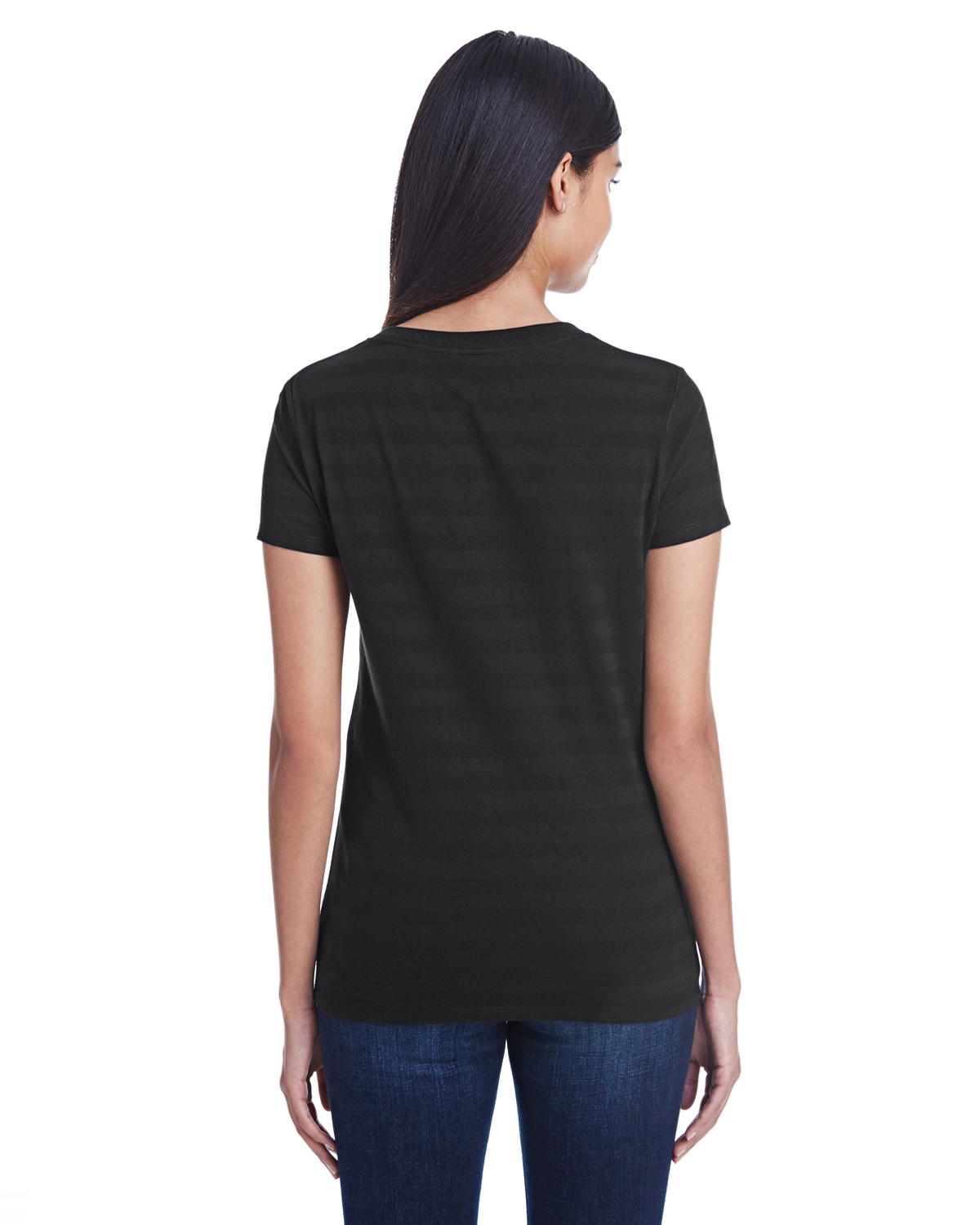 Threadfast Apparel 252RV Black Invisible Stripe