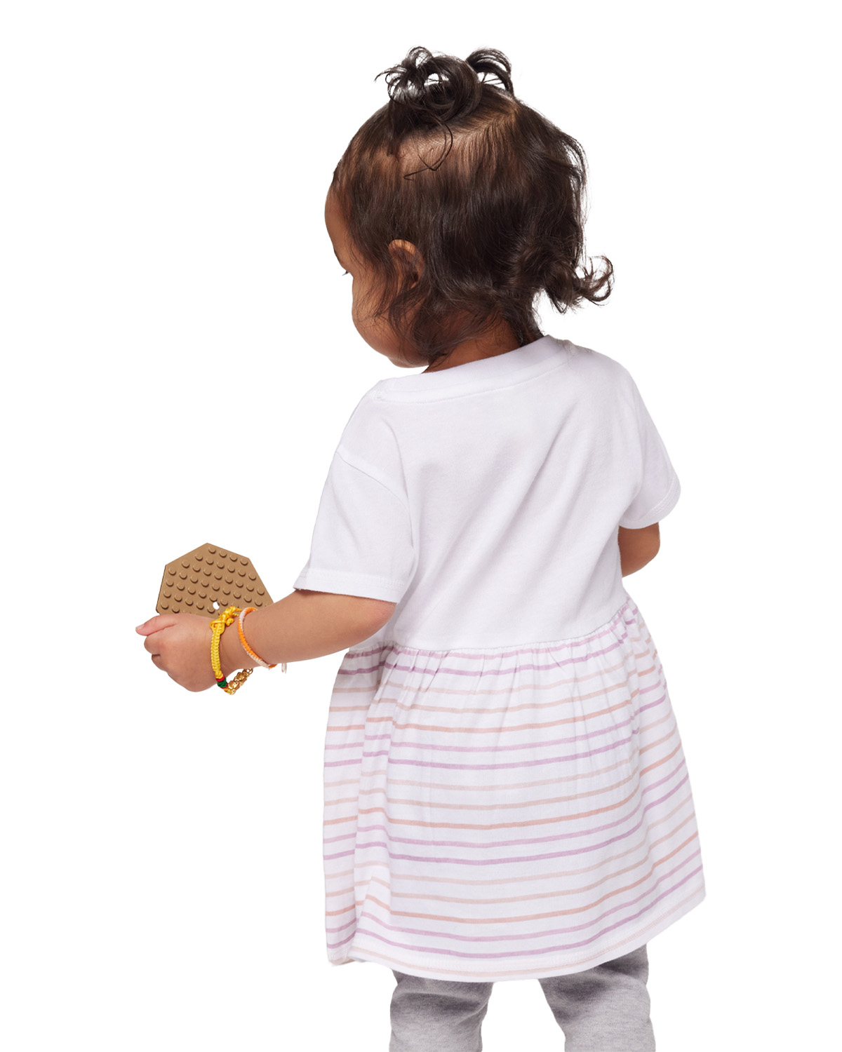 Rabbit Skins 5330J3 White/Lilac Stripe