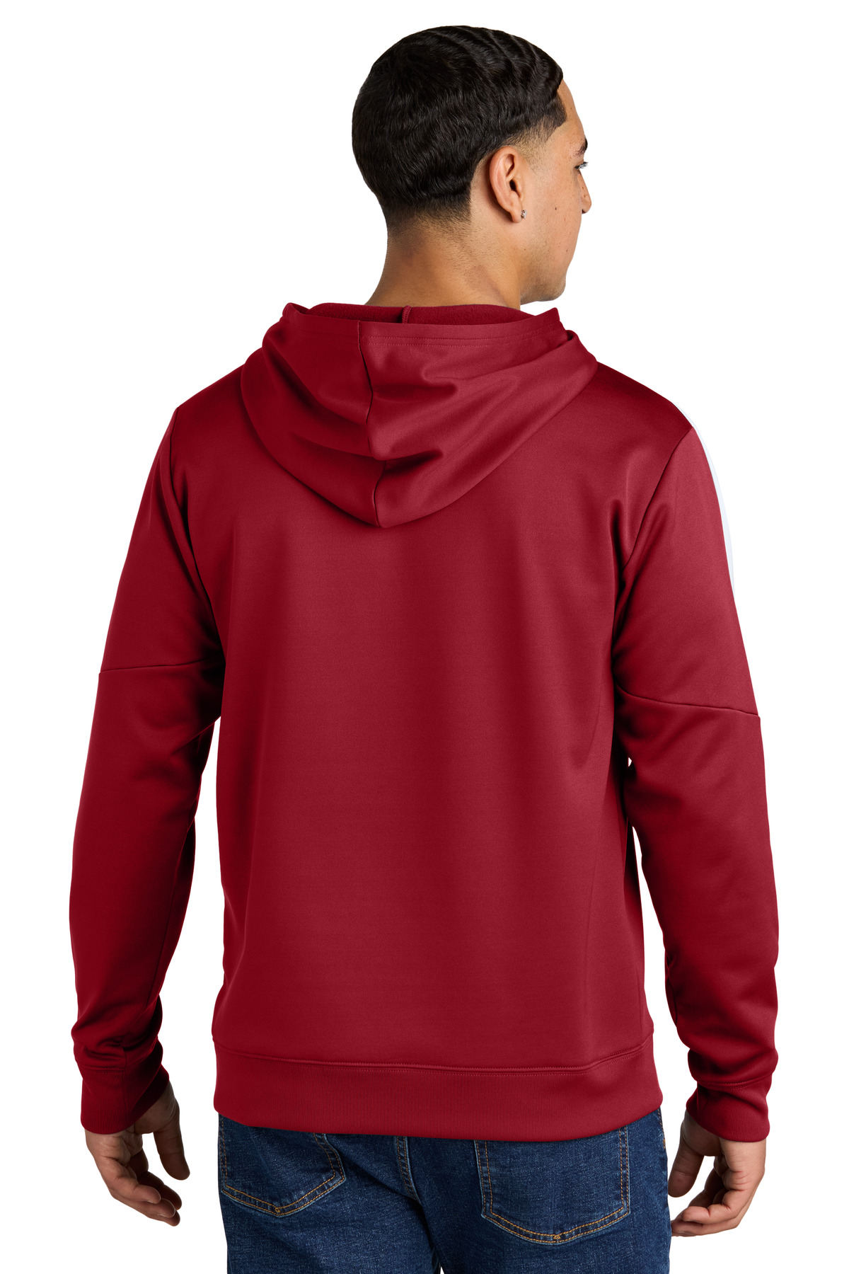 Sport-Tek ST255 Deep Red / White