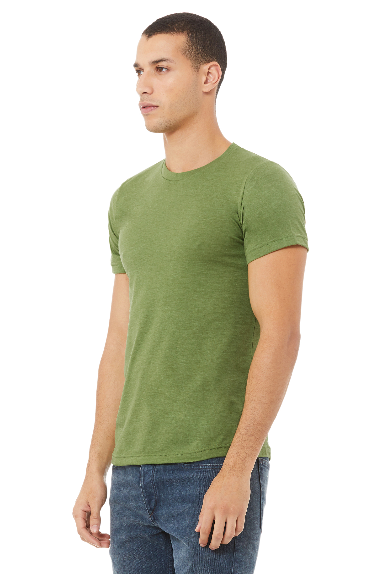 Bella + Canvas 3001CVC Heather Green