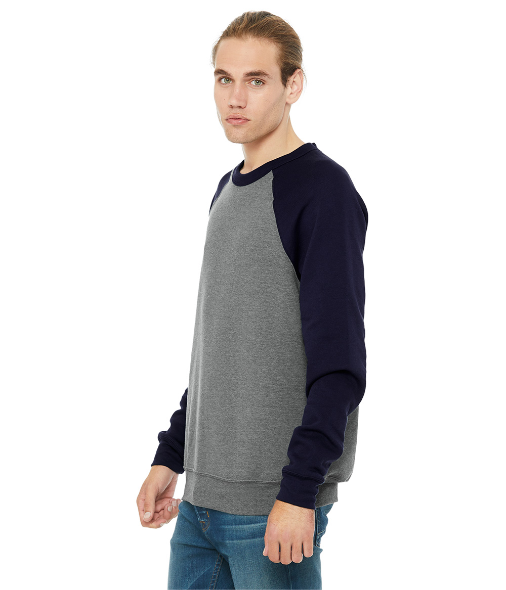 Bella + Canvas 3901 Heather Deep / Navy