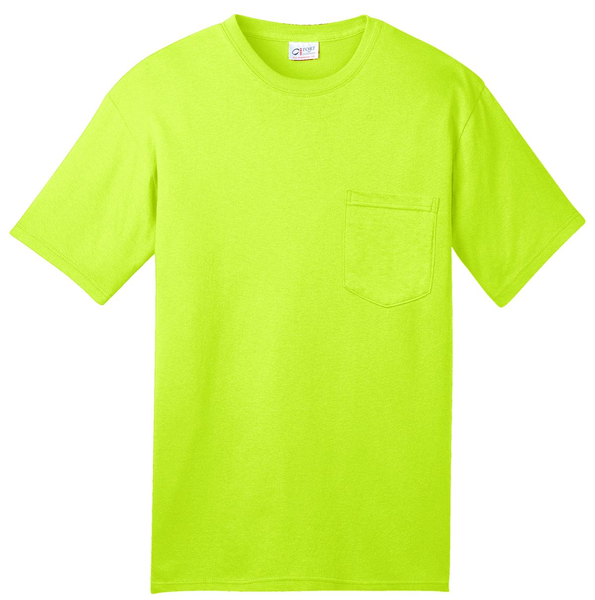 Port & Company USA100P Safety Green