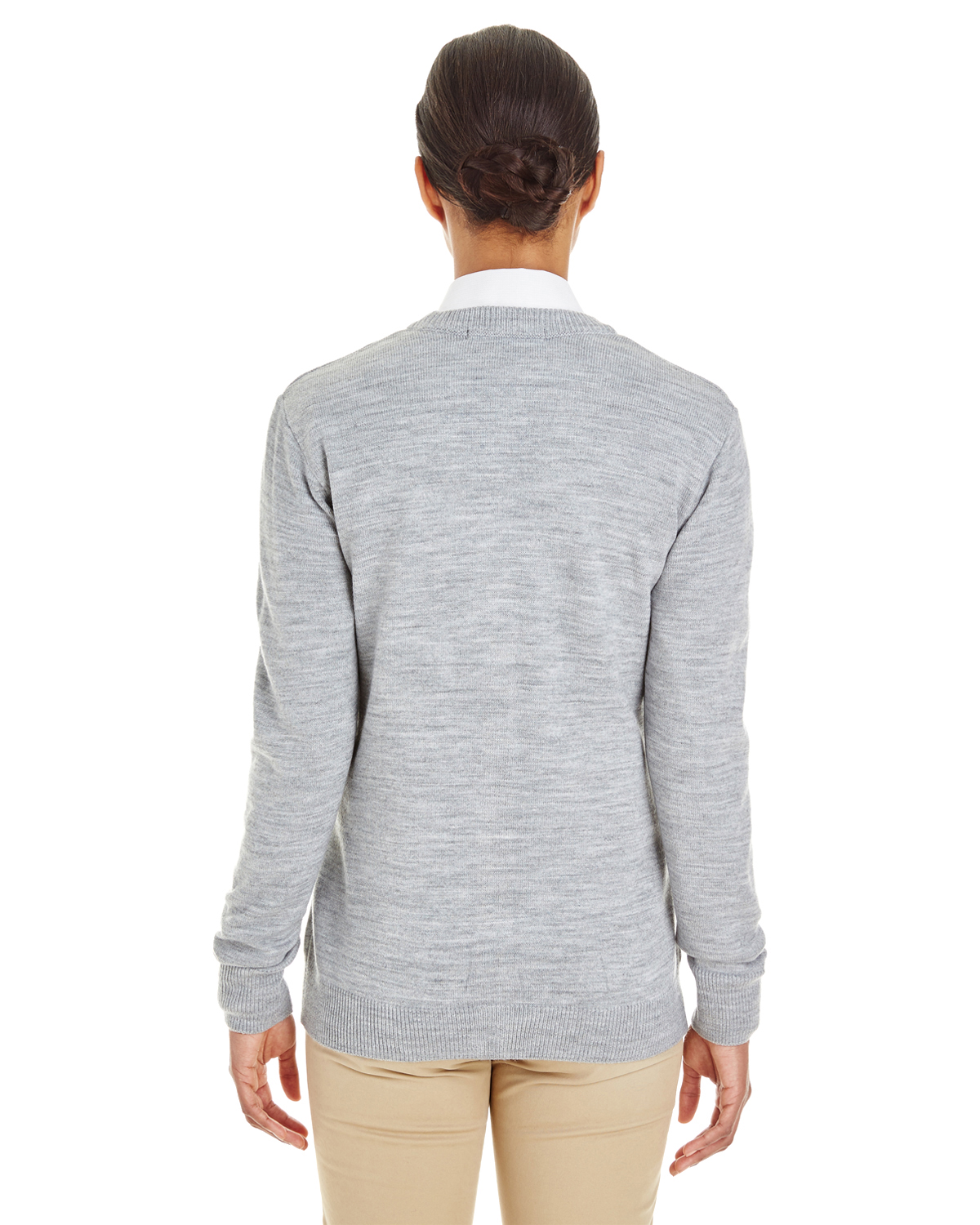 Harriton M425W Gray Heather