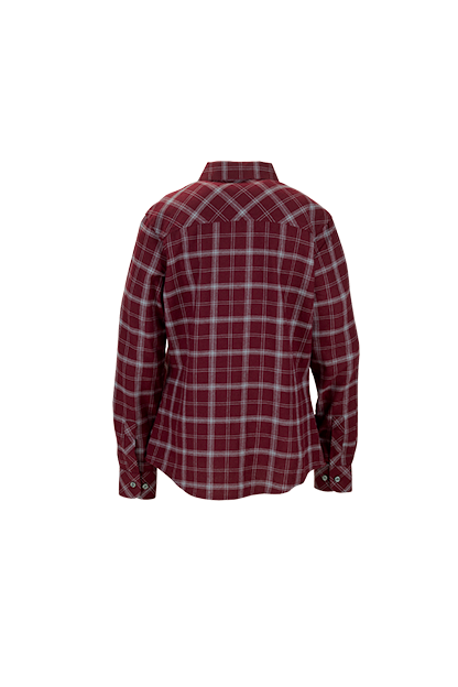 Vantage 1974 Deep Maroon With Light Grey Check
