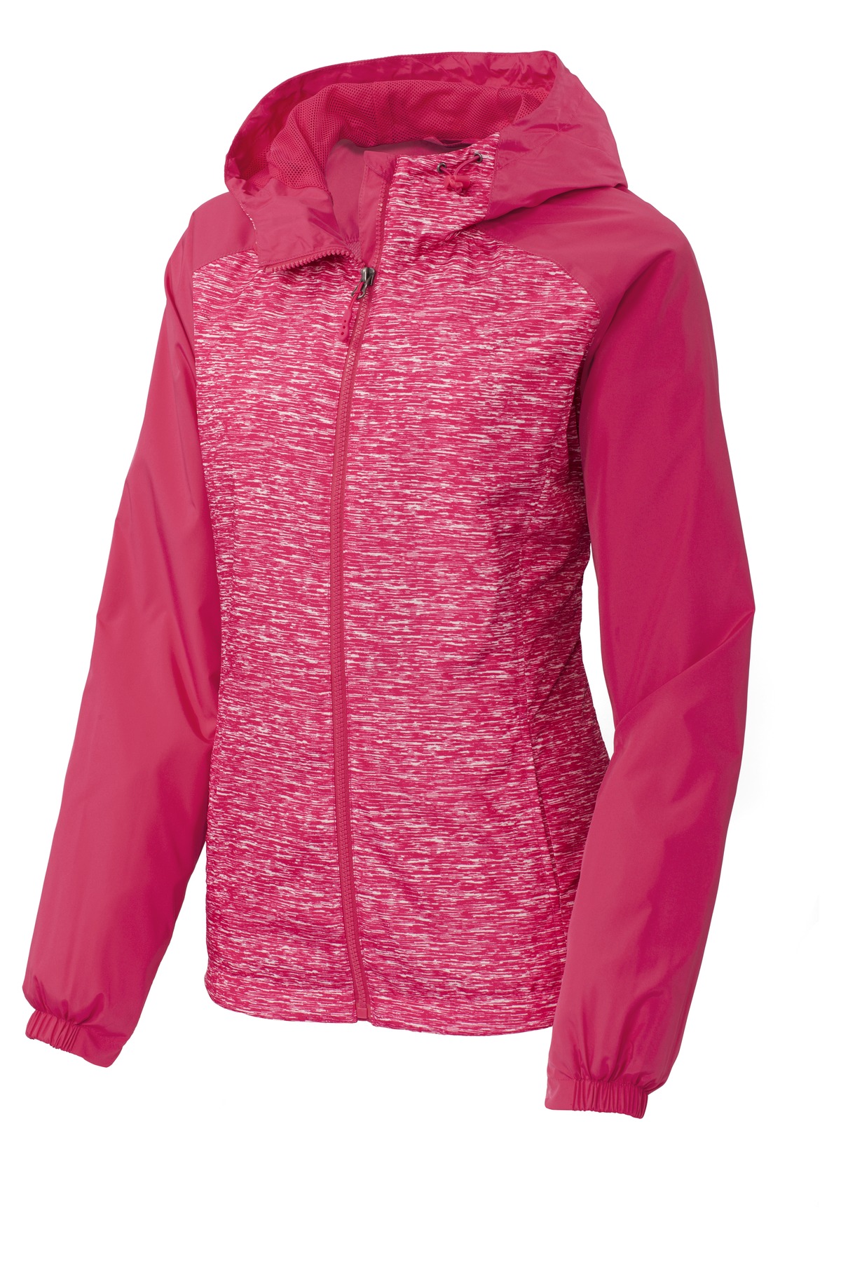 Sport-Tek LST40 Pink Raspberry Heather / Pink
