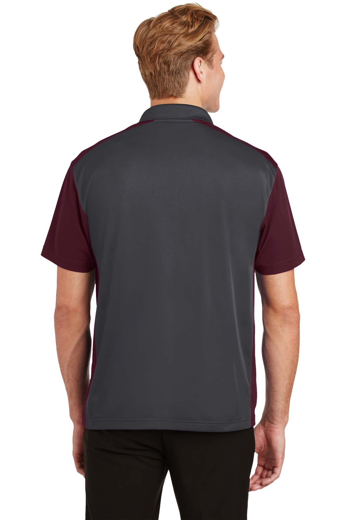 Sport-Tek ST652 Iron Gray / Maroon