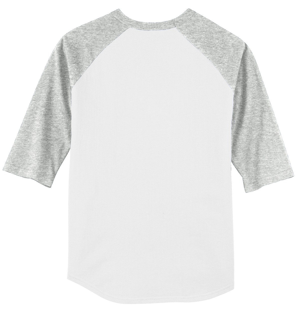 Sport-Tek YT200 White / Gray Heather
