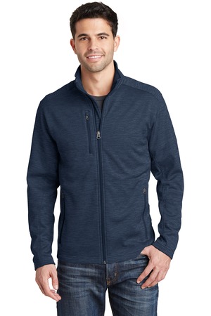 Port Authority Digi Stripe Fleece Jacket F231 Navy Jiffy