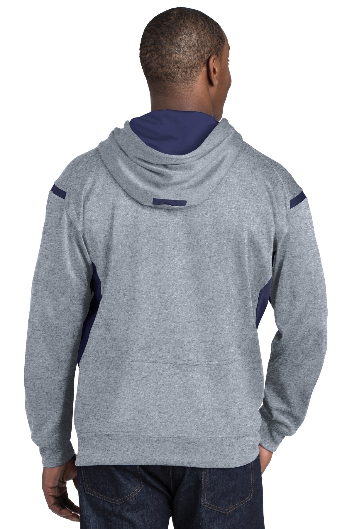 Sport-Tek TST246 Gray Heather / True Navy