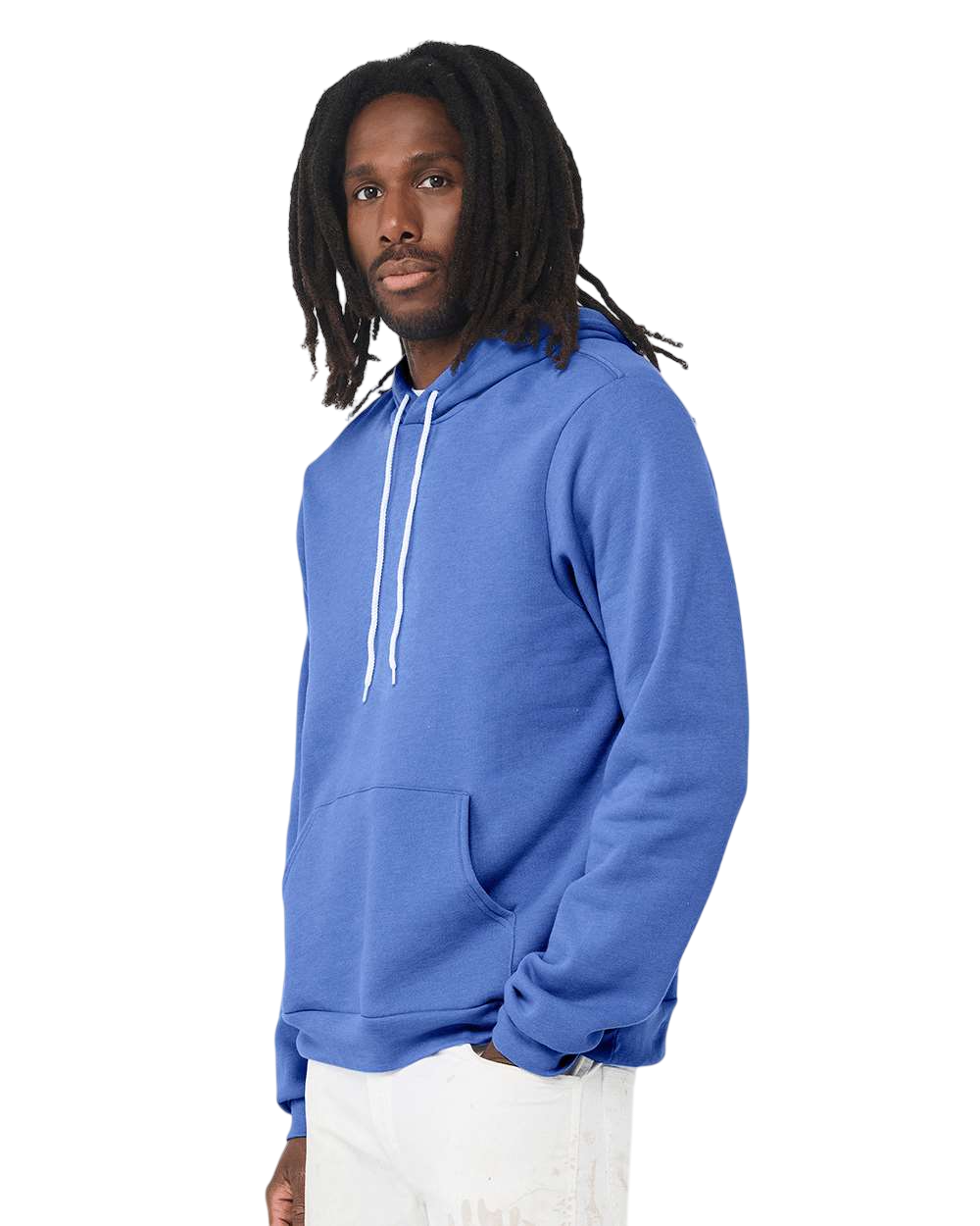 Bella + Canvas 3719 Heather Columbia Blue