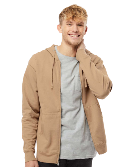 【SATIIIZ】Suzuki Wappen Brushed Hood Zip-Up Premium Zipper Hoodie | ZuniSportswear