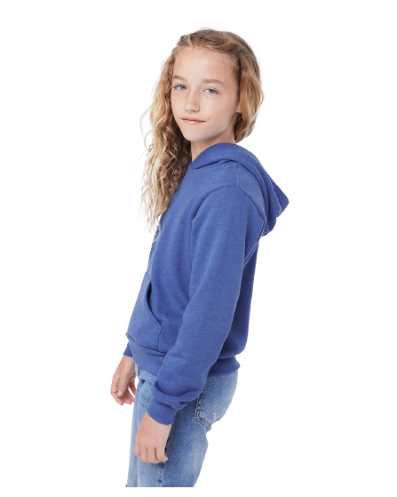 Bella + Canvas 3719Y Heather True Royal