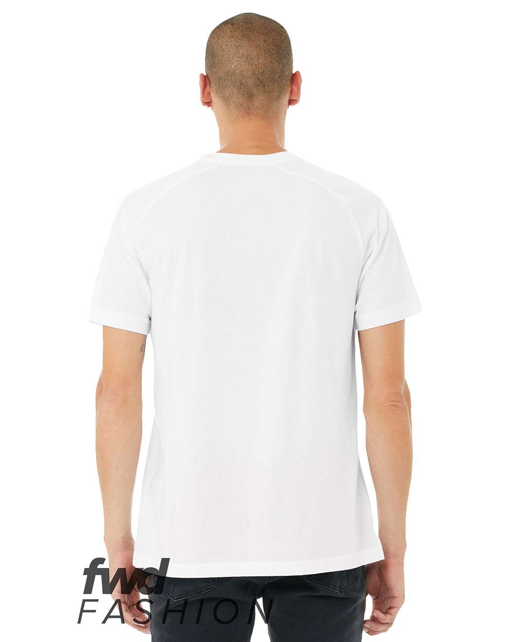 Bella + Canvas 3201 Solid White Blend