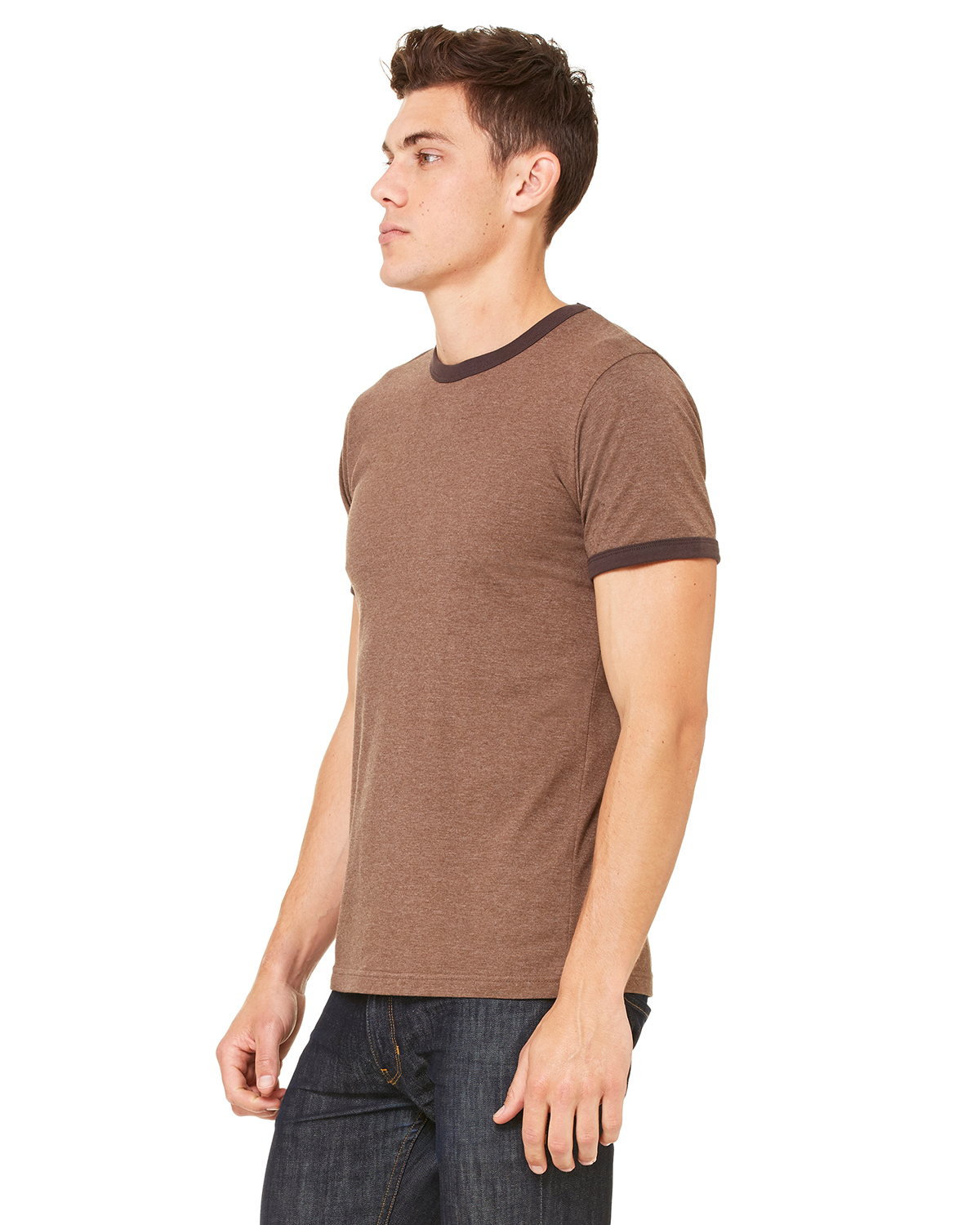 Bella + Canvas 3055C Heather Brown / Brown