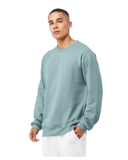 Bella + Canvas 3901 Heather Blue Lagoon