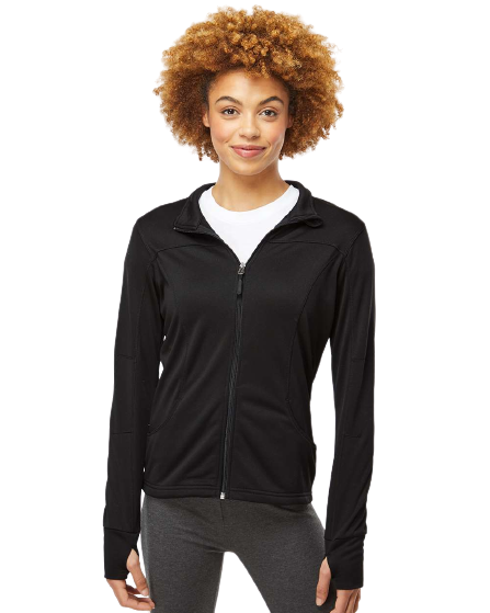 Independent Trading Women's Poly Tech Full Zip Track Jacket
