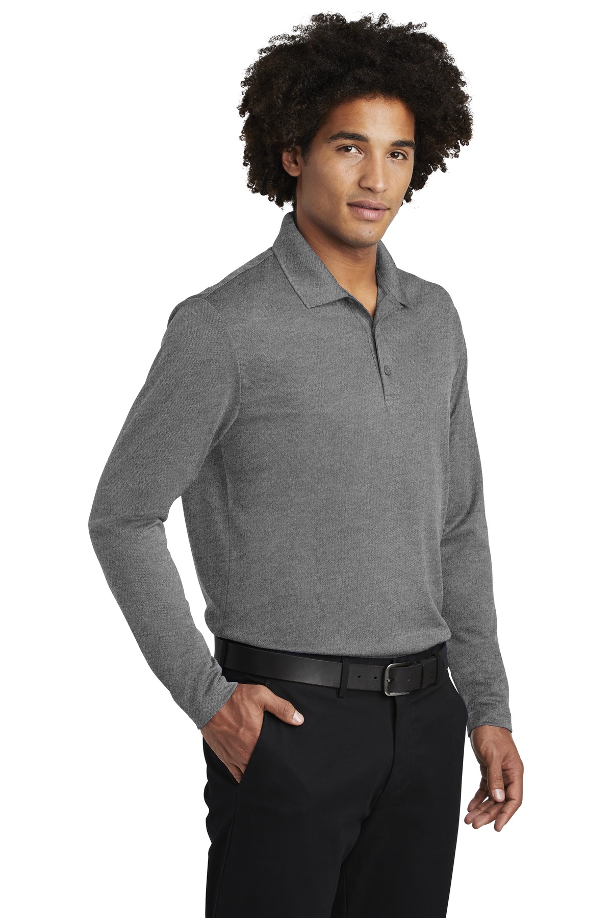 Sport-Tek ST640LS Gray Heather