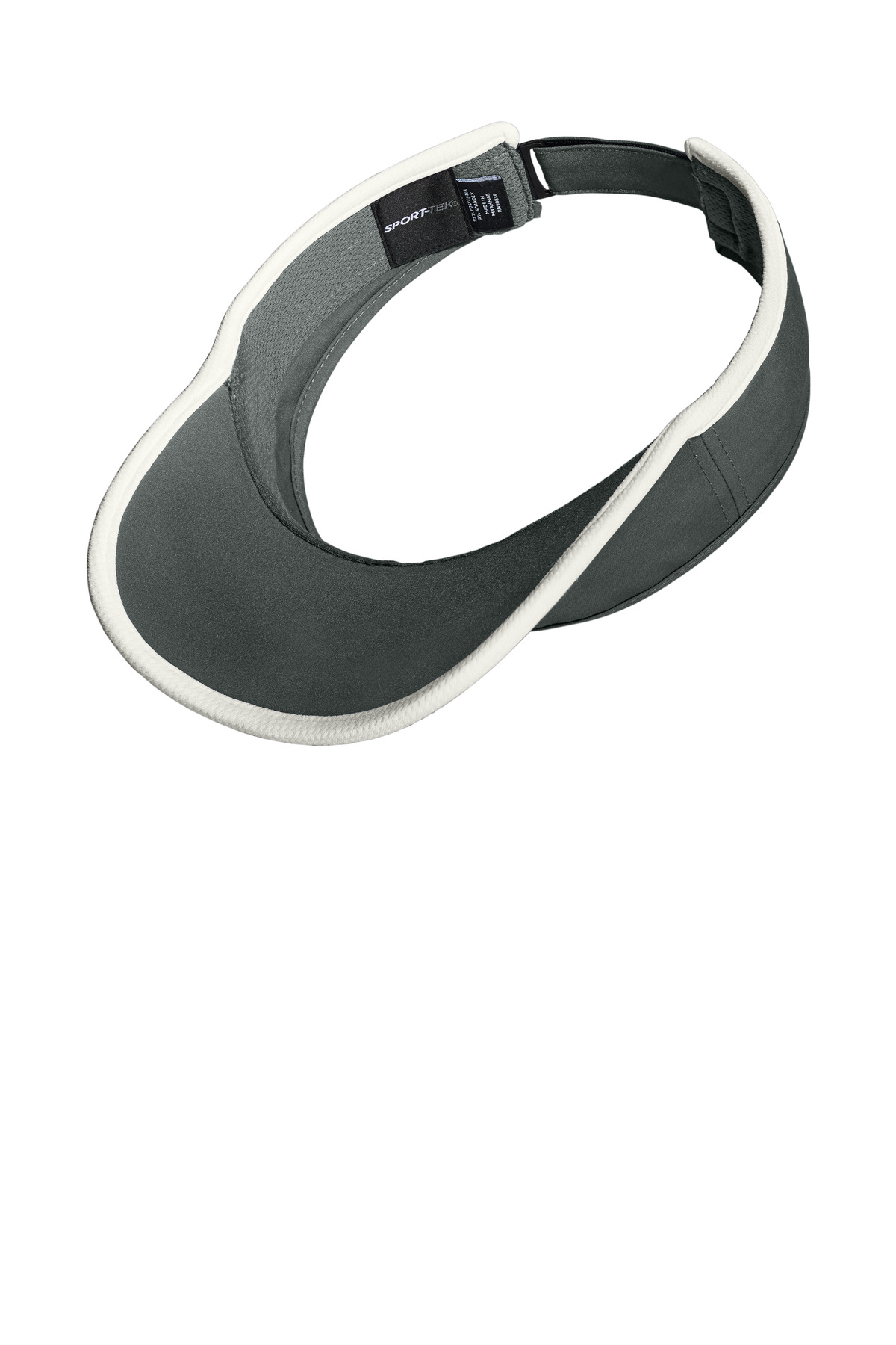 Sport-Tek STC57 Iron Grey/White