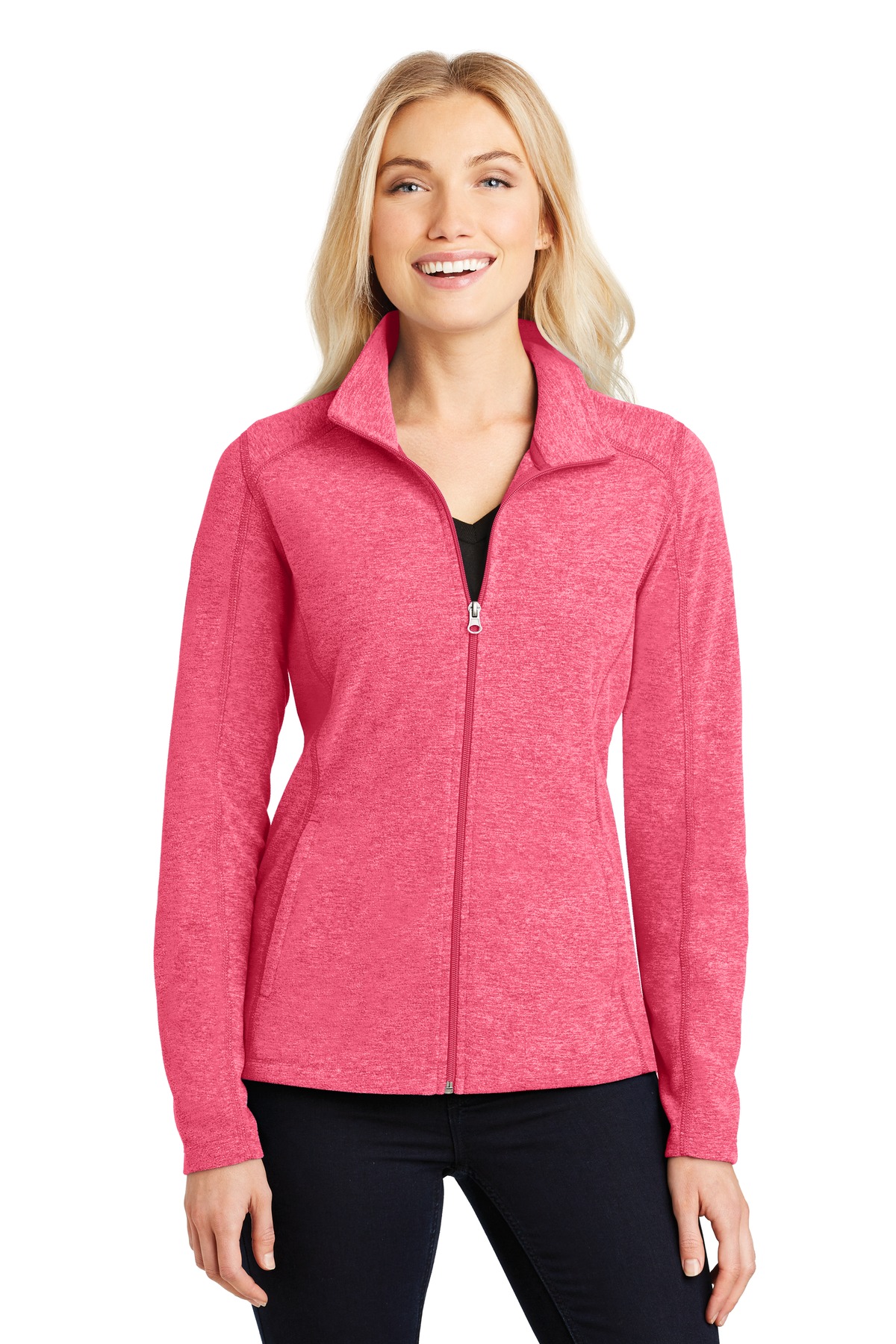 Port Authority L235 Pink Raspberry Heather
