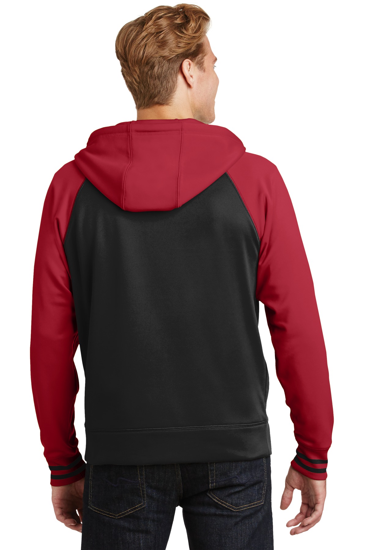 Sport-Tek ST236 Black / Deep Red