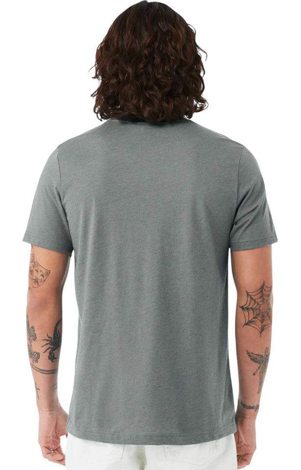 Bella Canvas Unisex Short Sleeve T-Shirt - 3XL, Heather Storm, CVC Blend