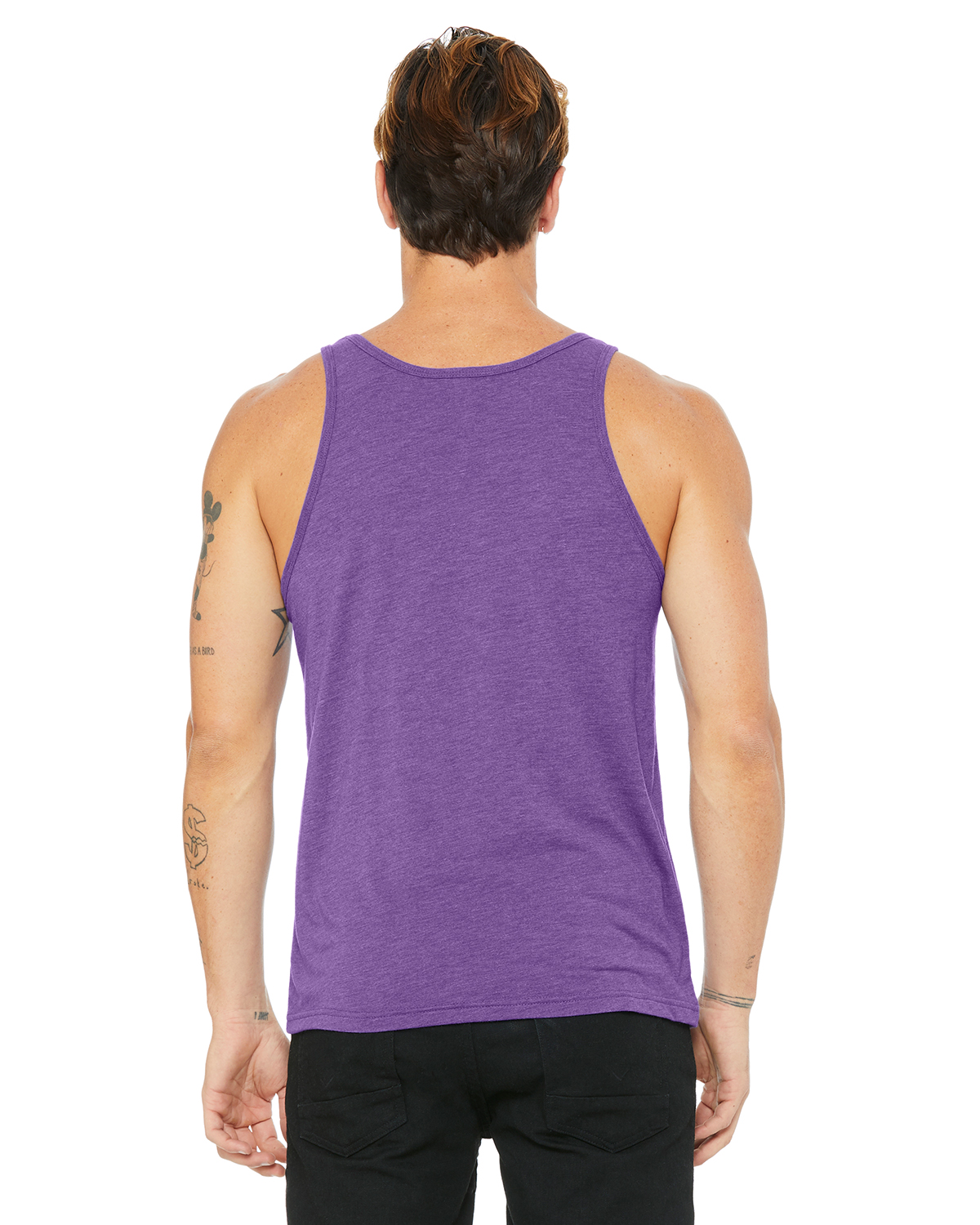 Bella + Canvas 3480 Purple Triblend