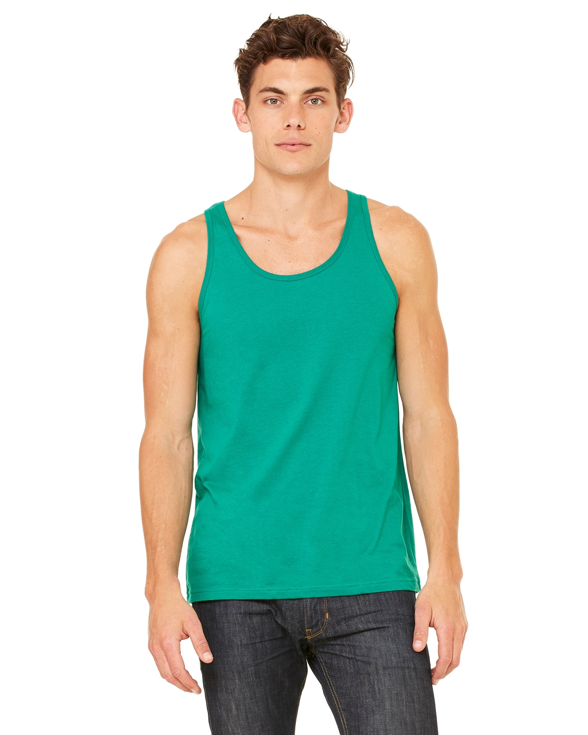 Bella Canvas Unisex Jersey Tank 3480 Kelly | Jiffy