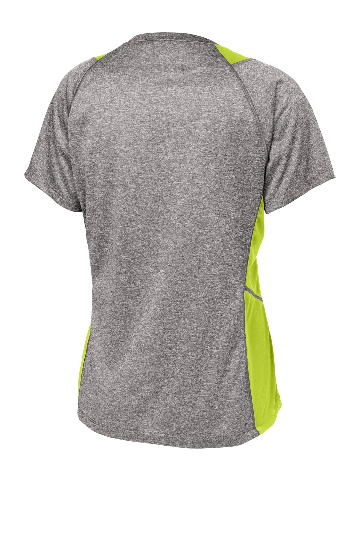 Sport-Tek LST361 Vintage Heather / Lime Shock