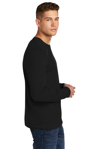 Next Level Men's Cotton Long Sleeve Crew N3601 Black | Jiffy