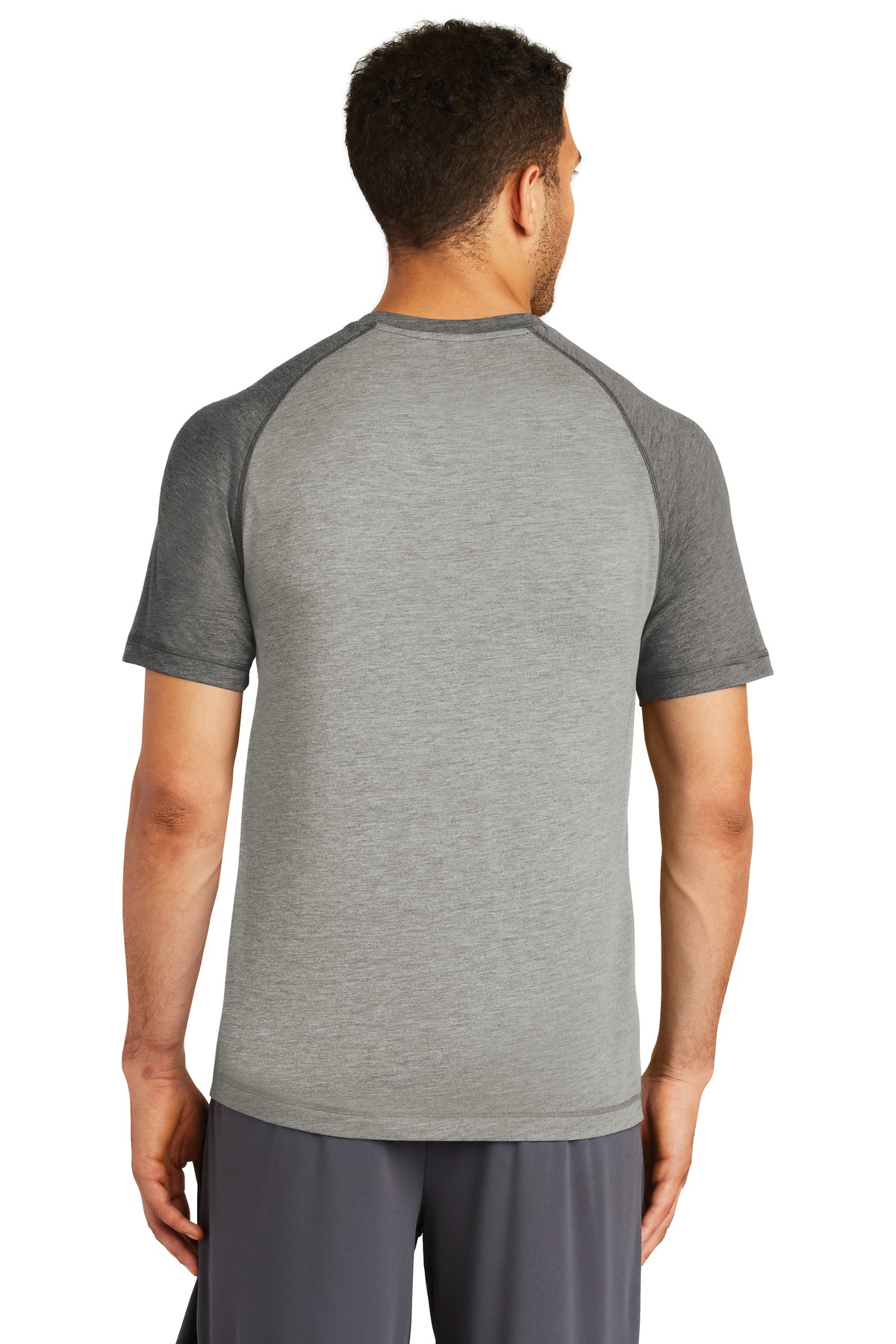 Sport-Tek ST400 Dark Gray Heather / Light Gray Heather