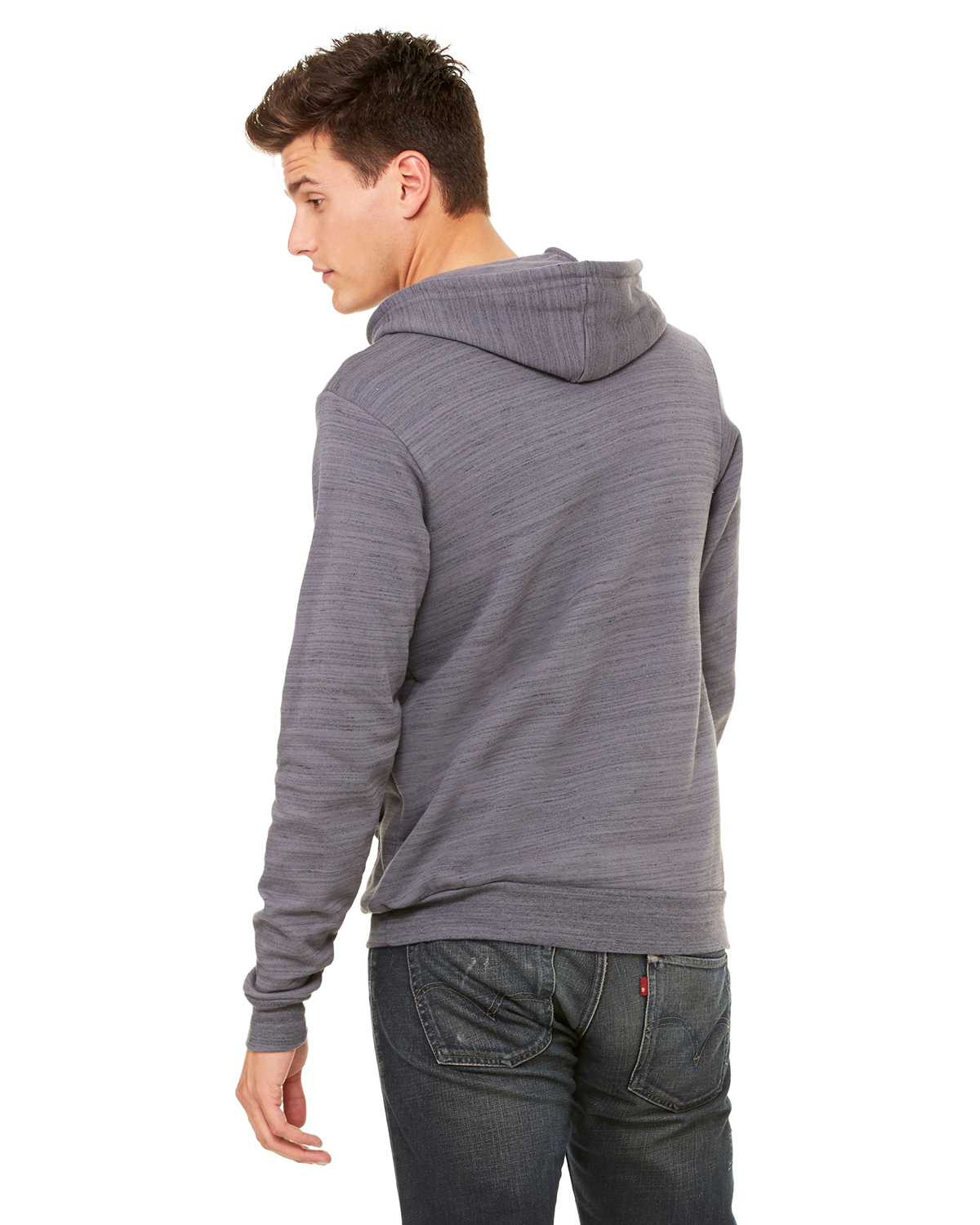 Bella + Canvas 3719 Dark Gray Marble Fleck