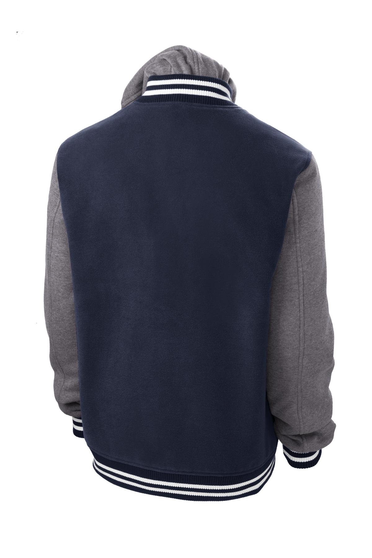 Sport-Tek JST82 True Navy / Vintage Heather