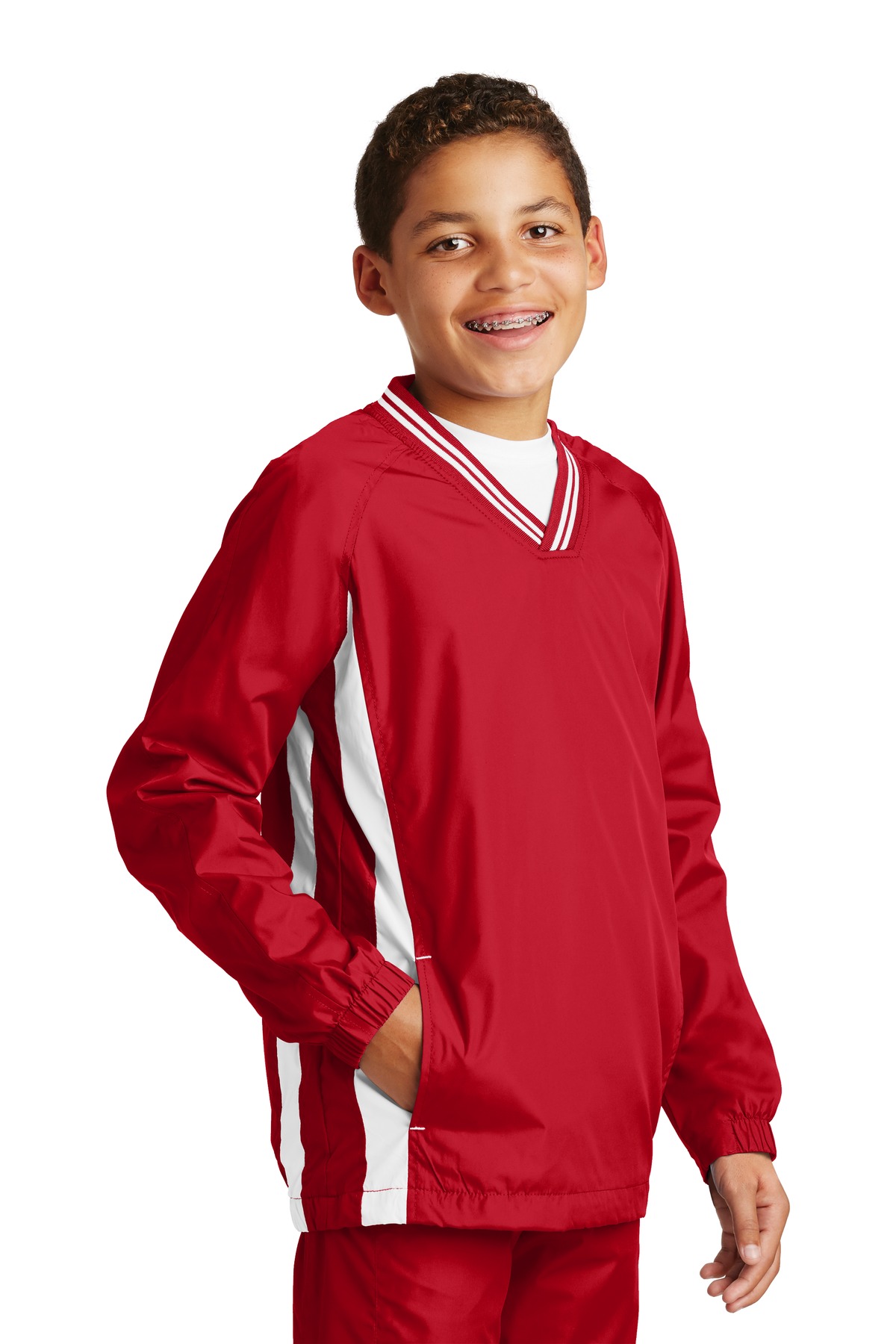 Sport-Tek YST62 True Red / White