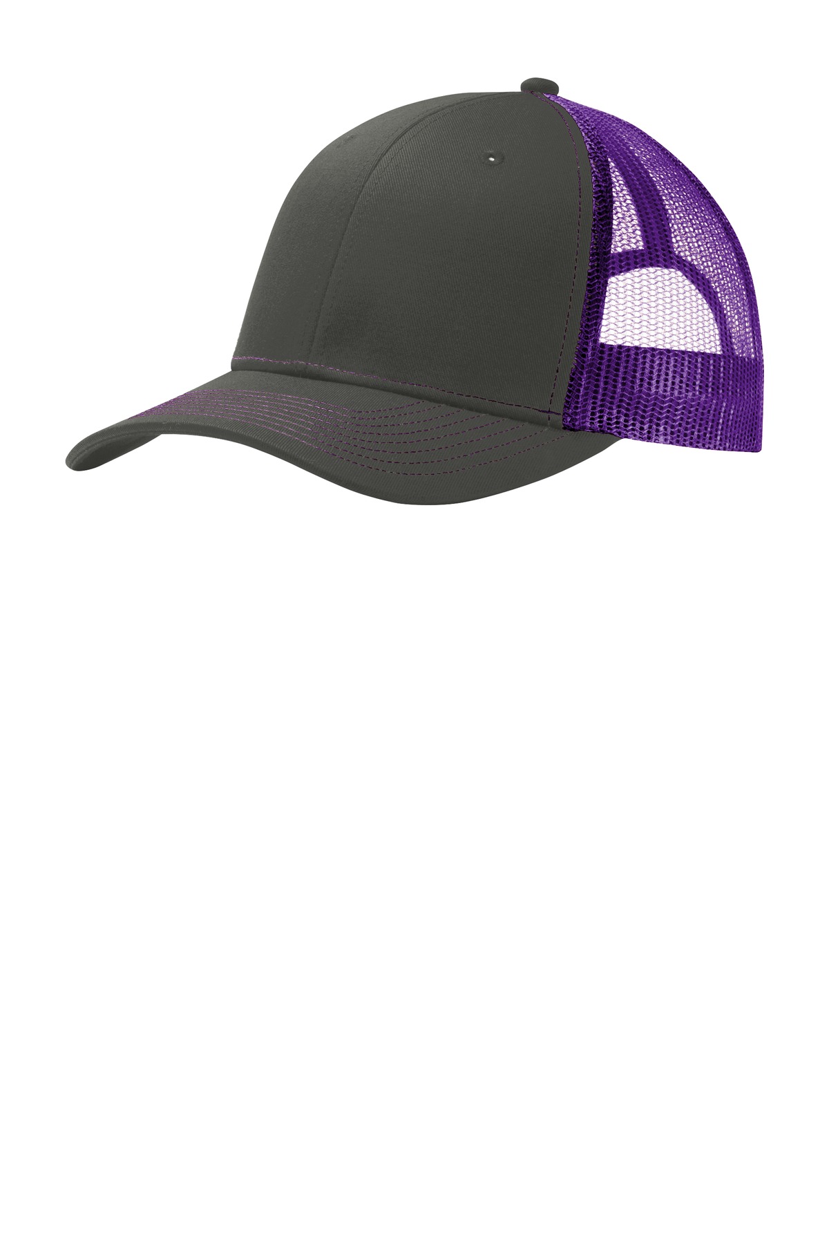 Port Authority C402 Gray Steel / Purple