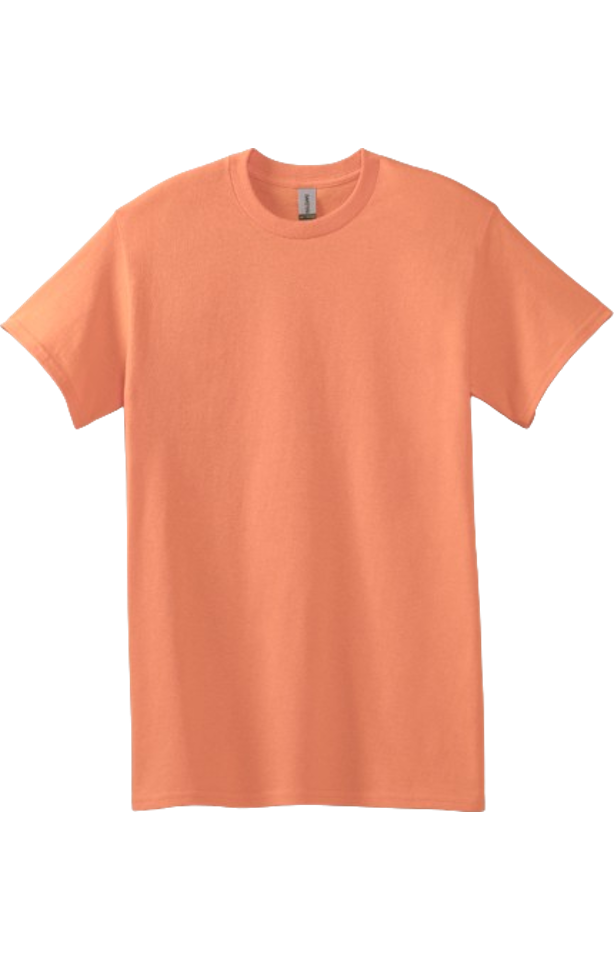 Gildan Unisex Heavy Cotton™ T Shirt G500 Tangerine Jiffy
