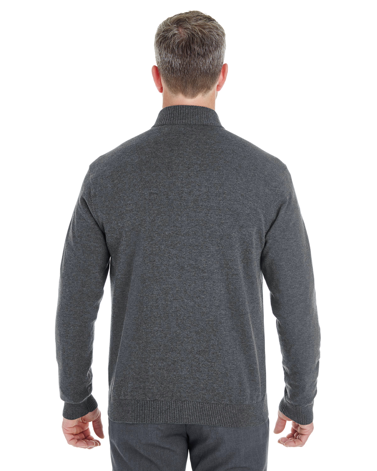 Devon & Jones DG478 Dark Gray Heather / Black