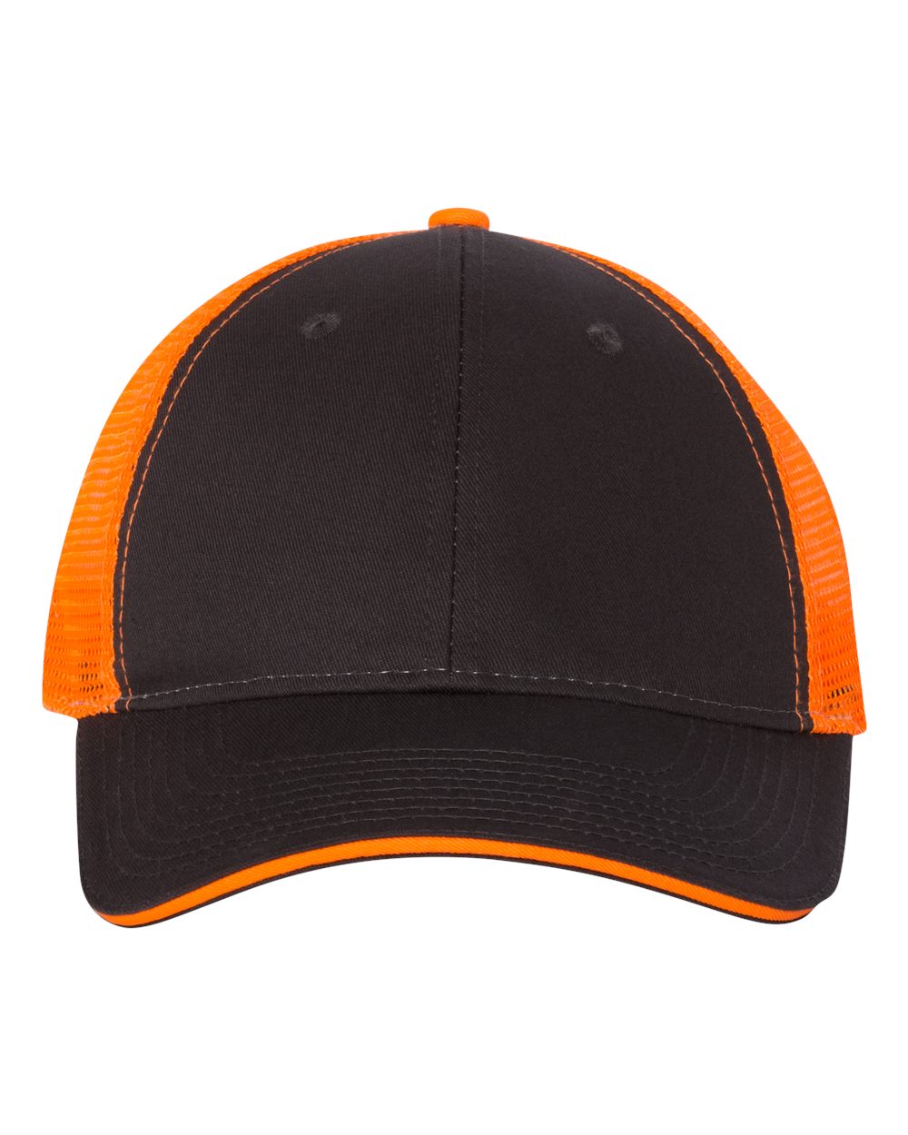 Valucap S102 Charcoal / Neon Orange