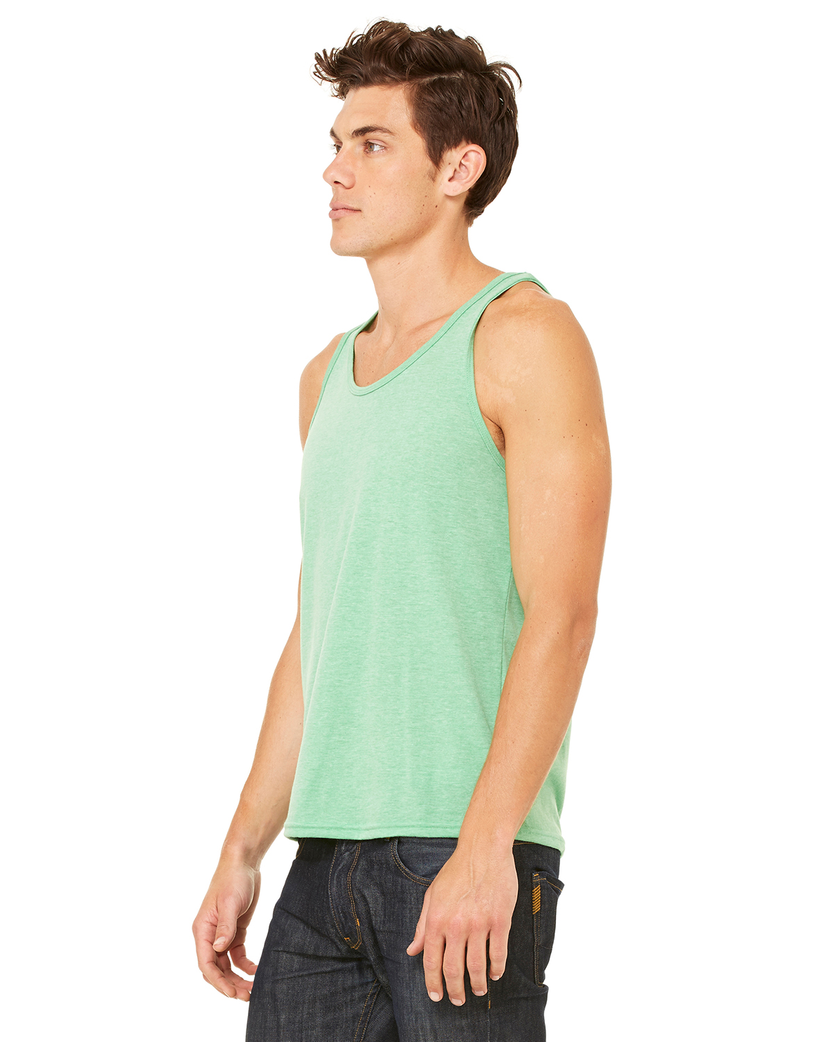 Bella + Canvas 3480 Green Triblend