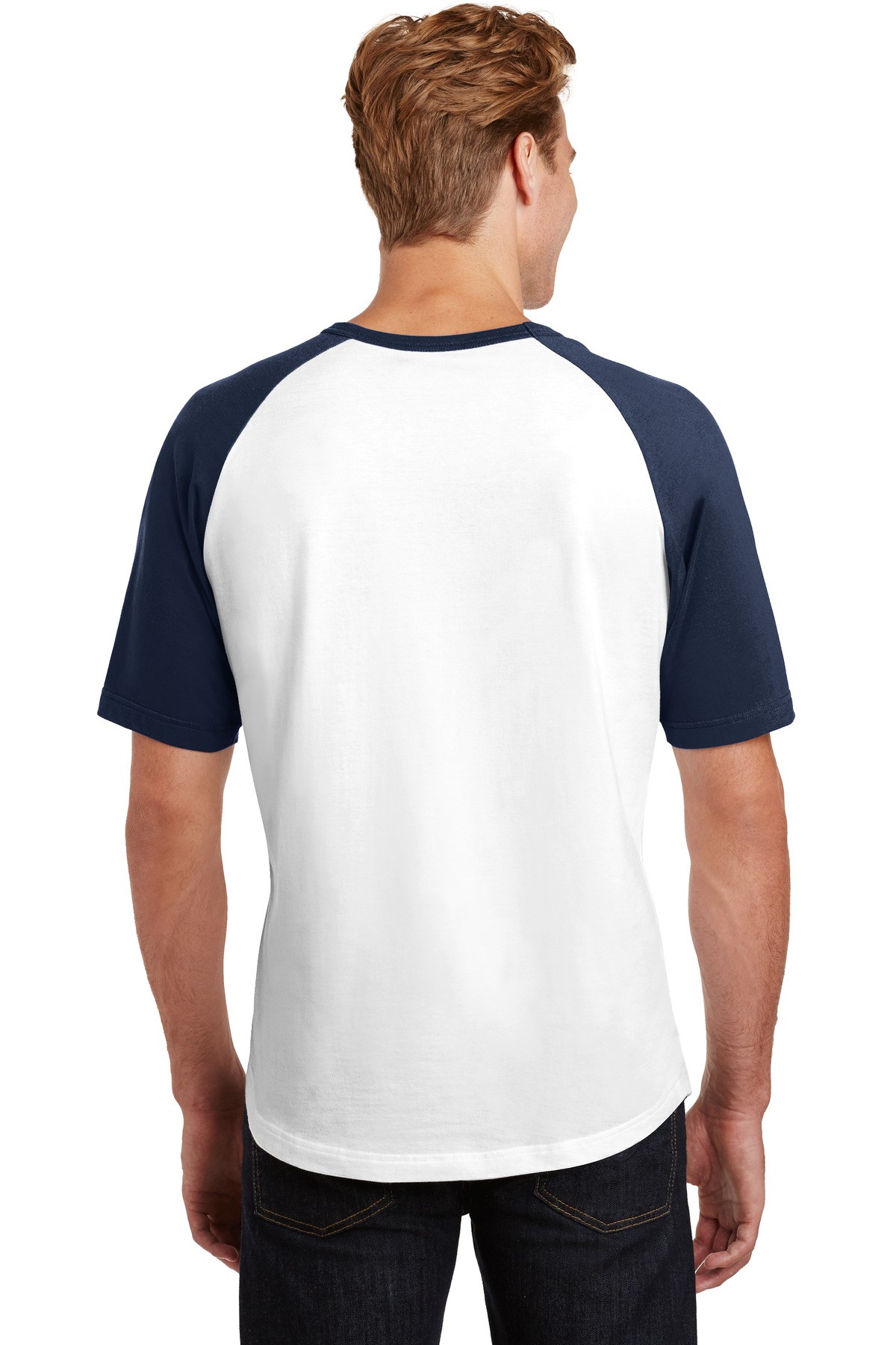 Sport-Tek T201 White / Navy