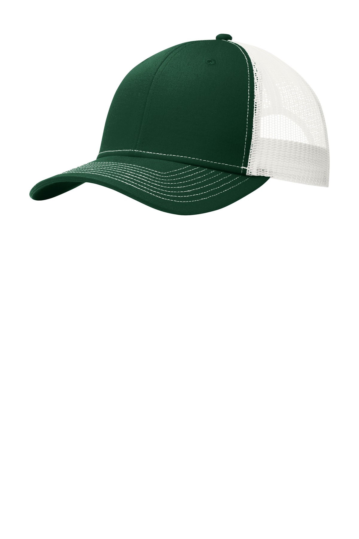 Port Authority C402 Dark Green / White