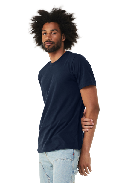 Bella + Canvas 3001CVC Solid Navy Blend