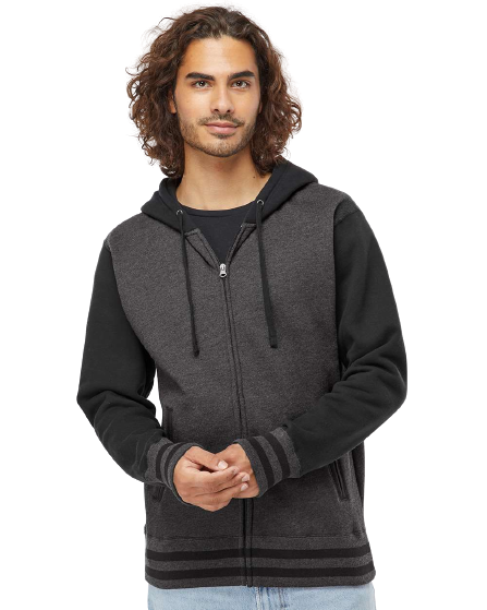 Independent Trading IND45UVZ Charcoal Heather / Black