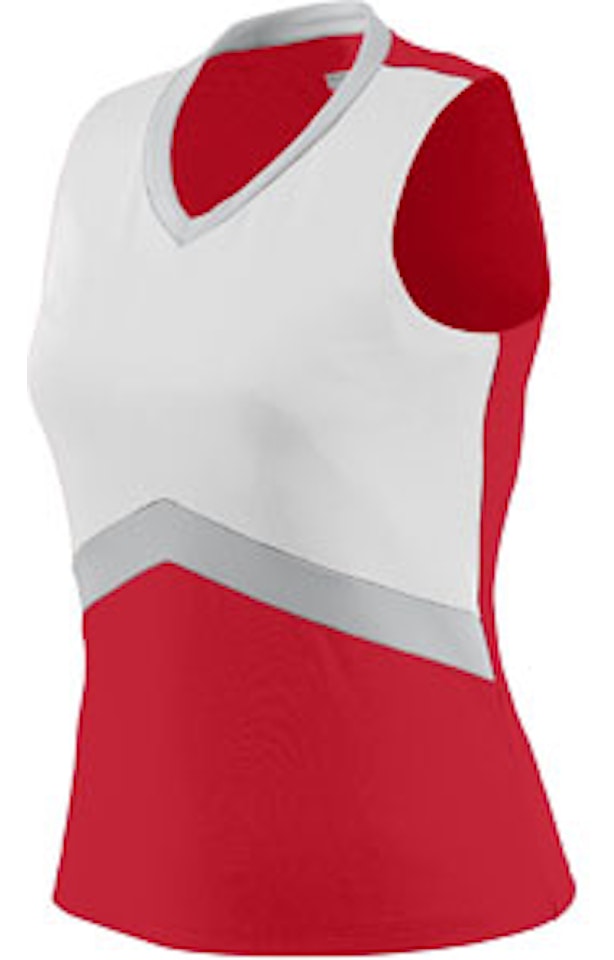 Augusta Sportswear 9200 Red / White / Metal Slv