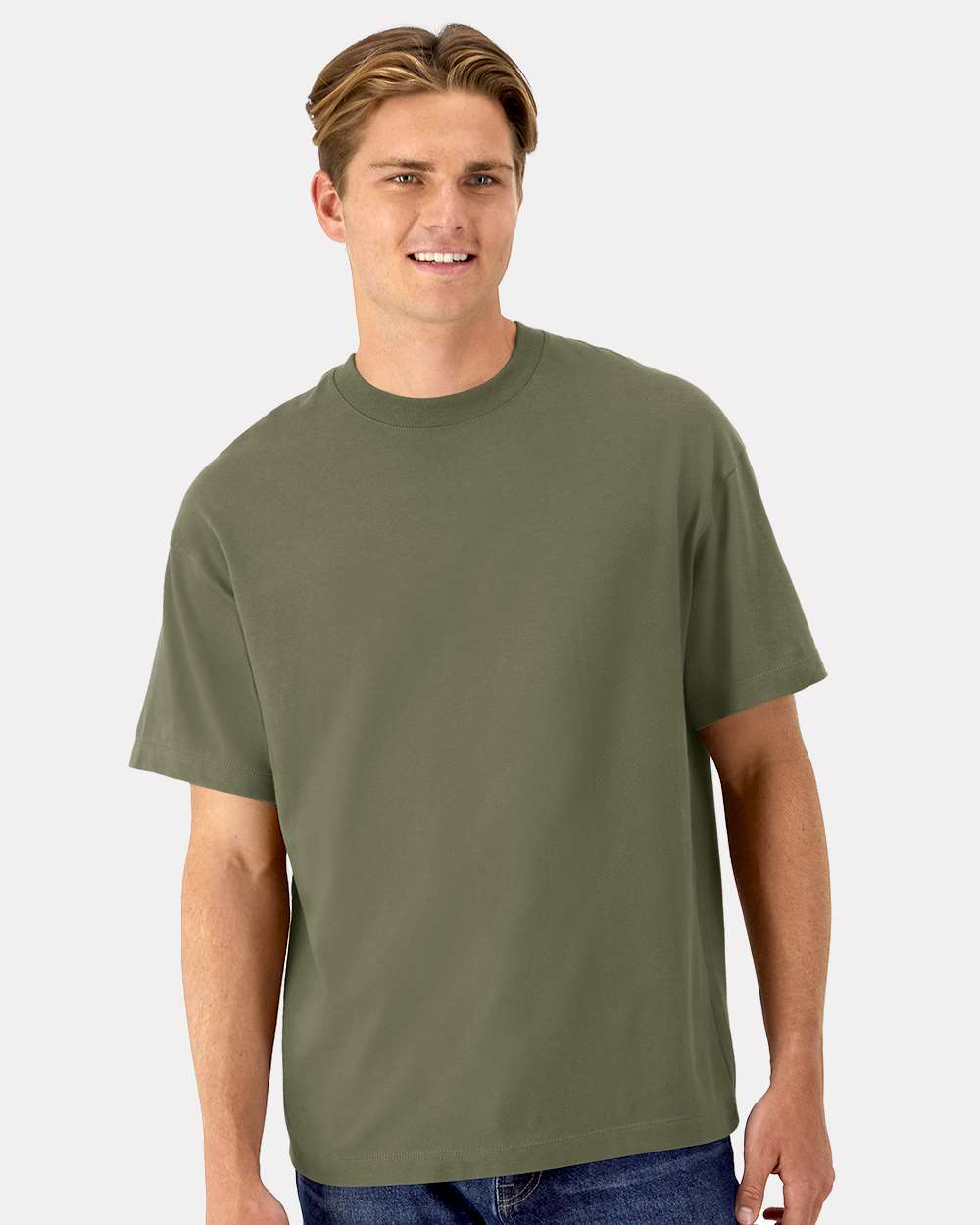 Hanes 5180R Fatigue Green