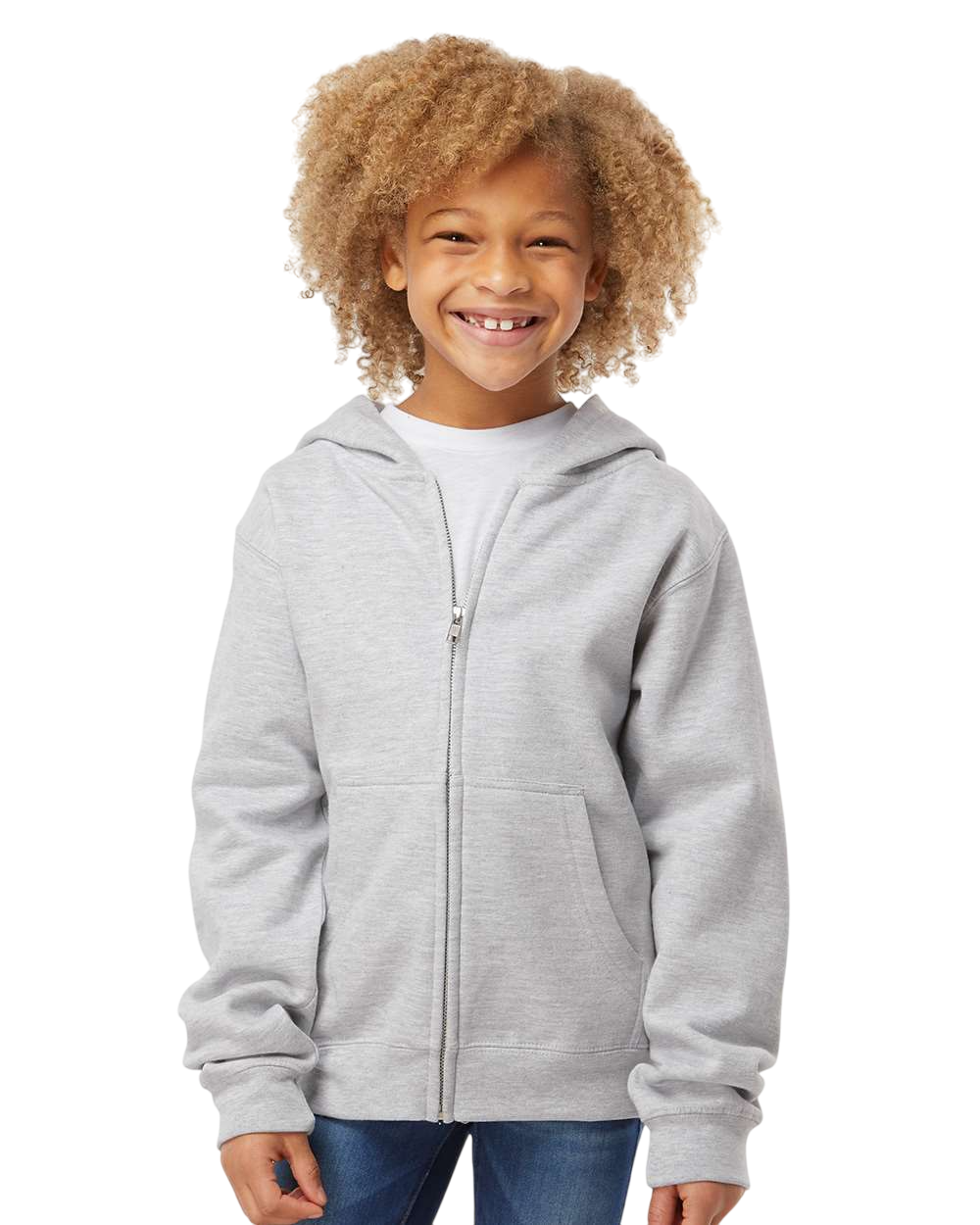 Independent Trading SS4001YZ Gray Heather