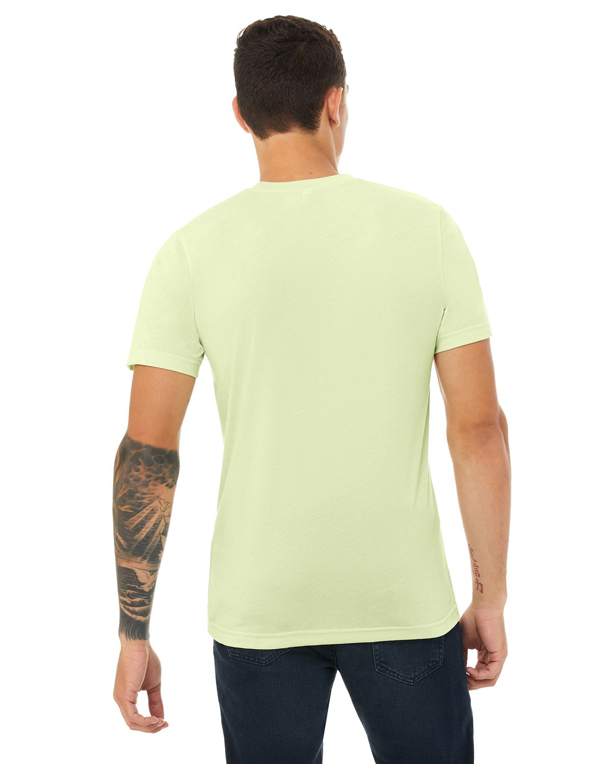 Bella + Canvas 3413C Spring Green Triblend